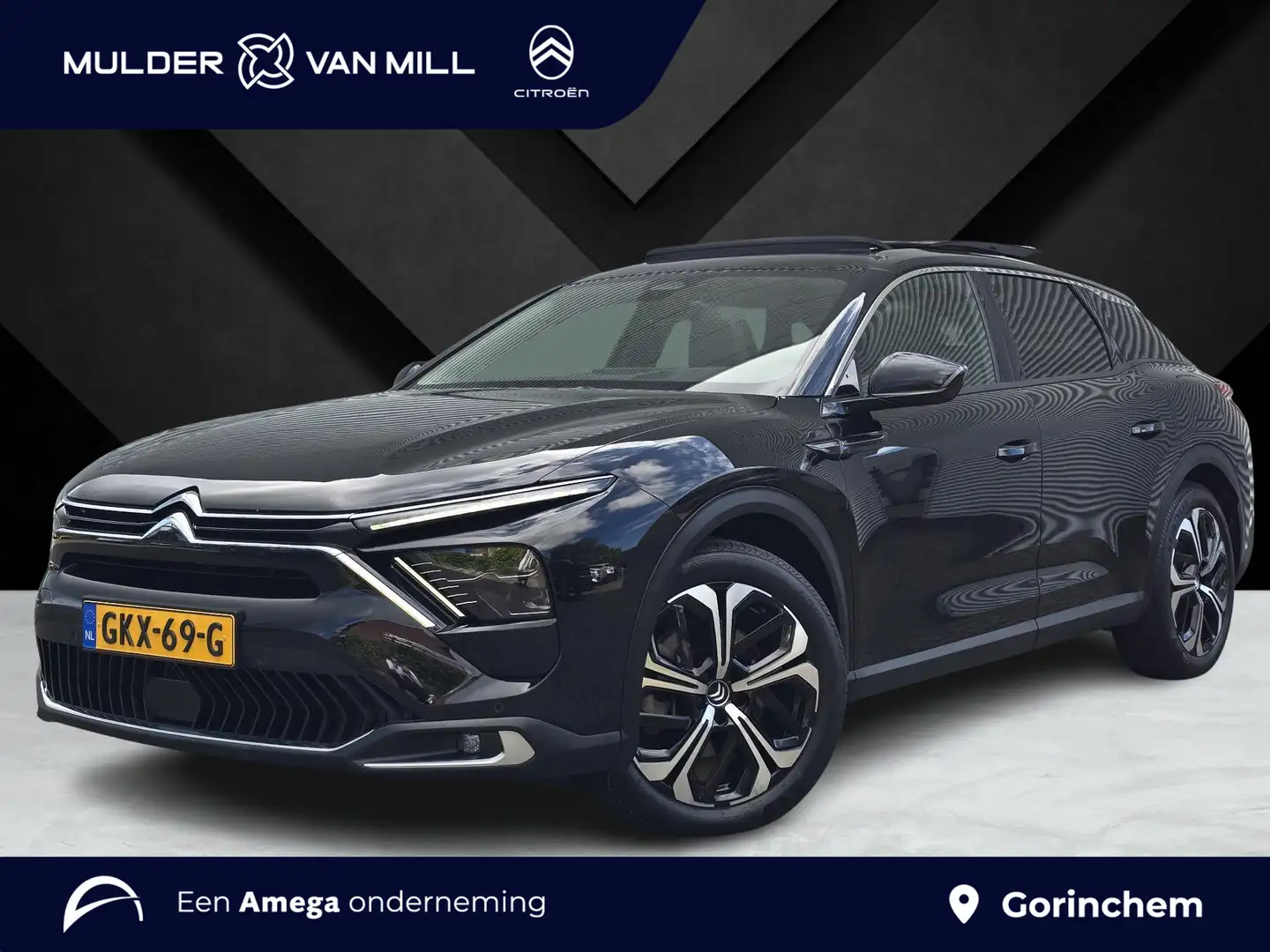 Citroen C5 X Shine Pack 1.6 Turbo 225pk Hybrid ë-EAT8 SCHUIF/KA Zwart - 1