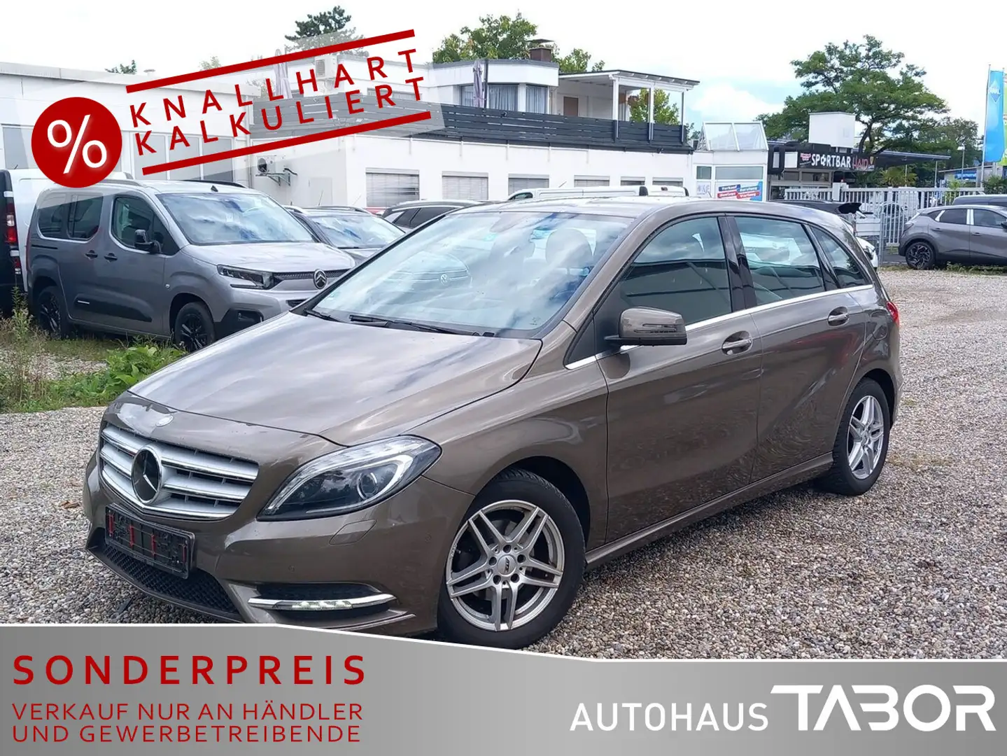 Mercedes-Benz B 180 B180 BE Aut. BiXe AHK Navi ParkAss Kamera LM SHZ Beige - 1