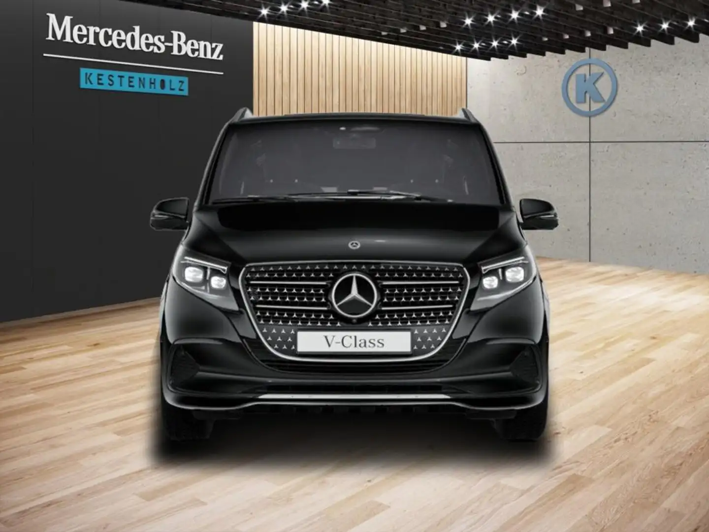 Mercedes-Benz V 300 V 300 d AVANTGARDE Extralang *MBUX*STHZ*360°KAM* Schwarz - 2
