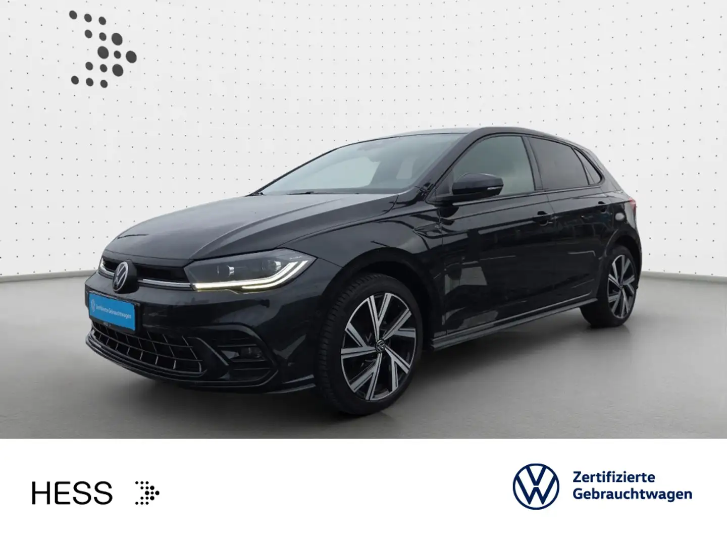 Volkswagen Polo 1.0 TSI DSG R-LINE*IQ.LIGHT*PANO*KAMERA*PDC Noir - 1