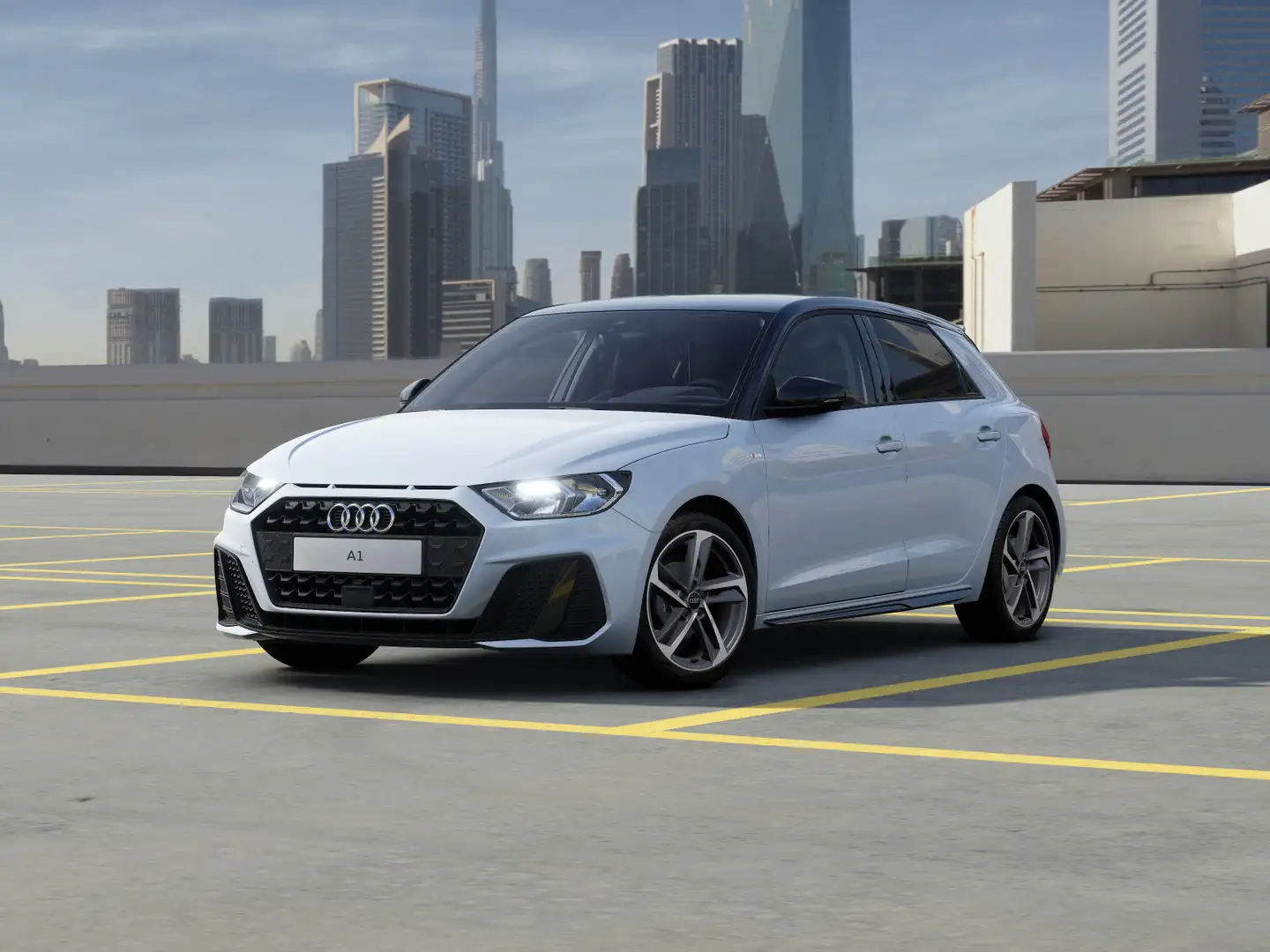 Audi A1 25 TFSI S line VC DAB Tempomat Weiß - 1