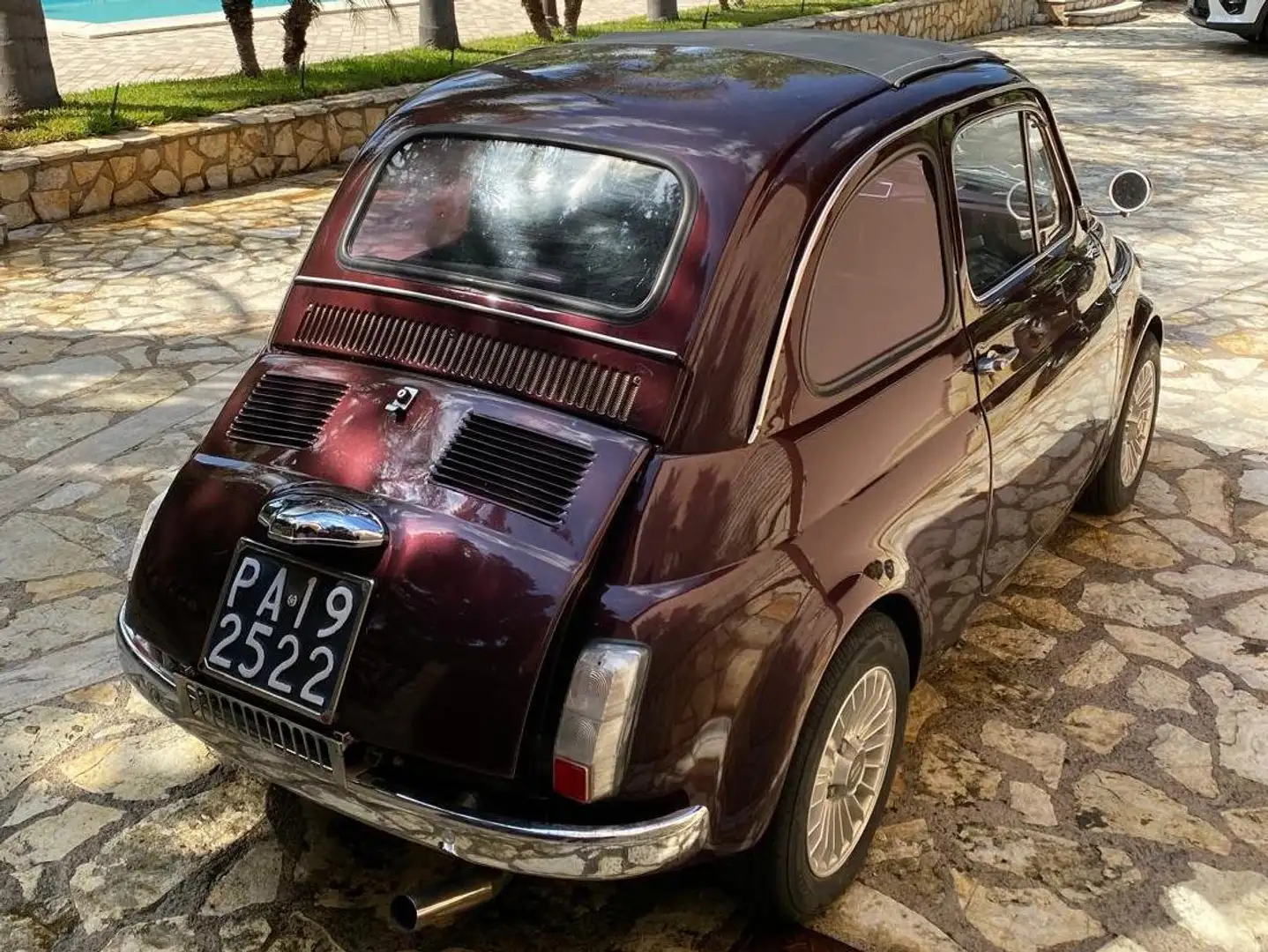 Fiat 500 1967 Paars - 1