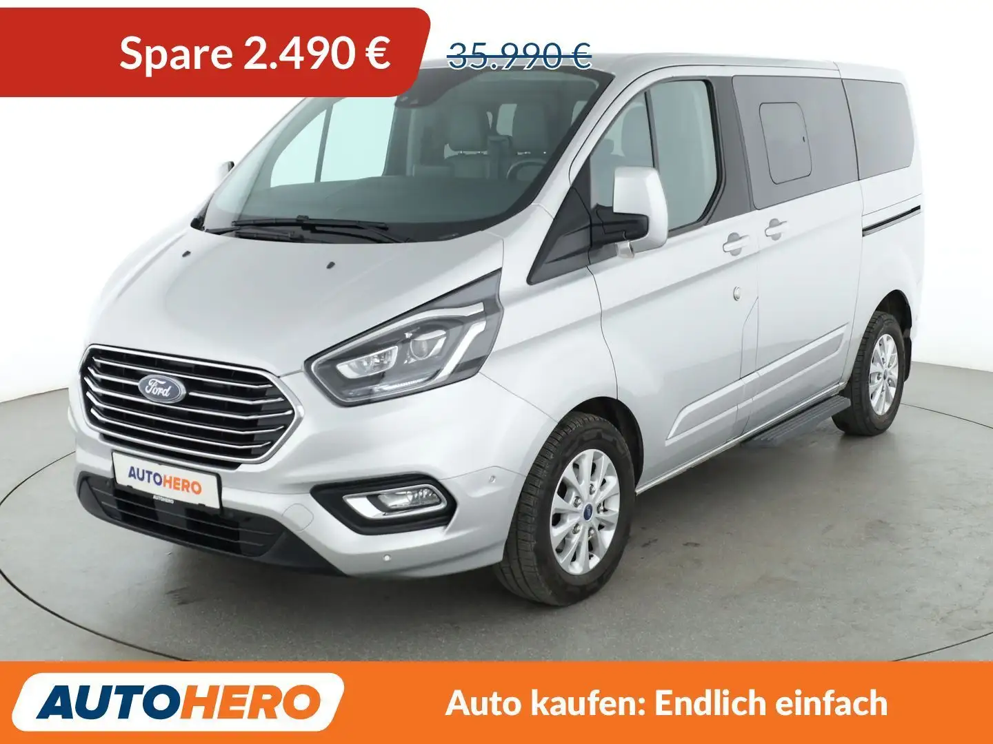 Ford Tourneo Custom 2.0 TDCi 320 L1 Tourneo Titanium X Aut.*NAVI*ACC* Grau - 1