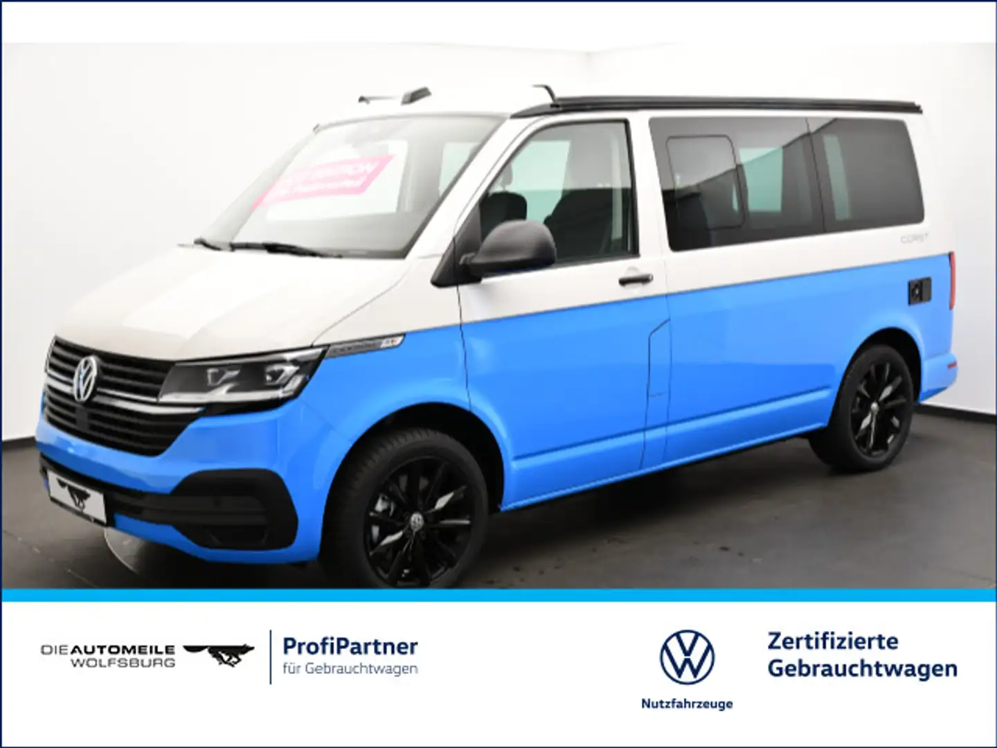 Volkswagen T6.1 California 2.0 TDI SCR DSG Coast Aufstellda Weiß - 1