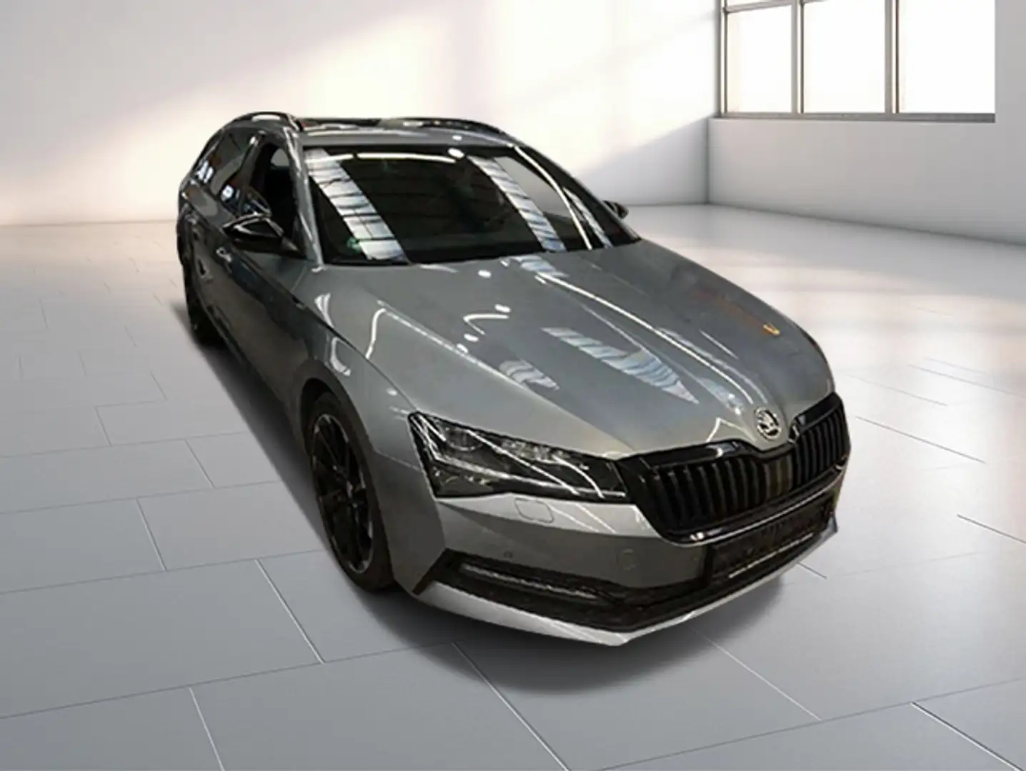 Skoda Superb Kombi 2.0 TDI SportLine Navi vc Pano AHK Grigio - 2