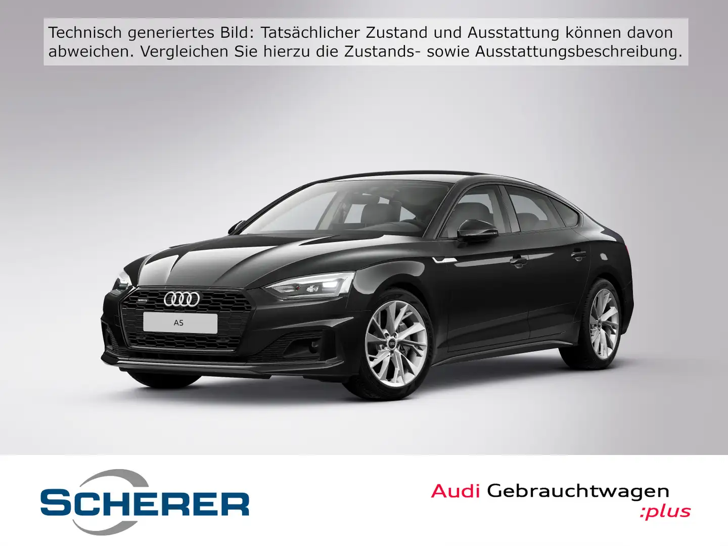 Audi A5 40 TFSI Advanced quat./S tro. Schwarz - 1