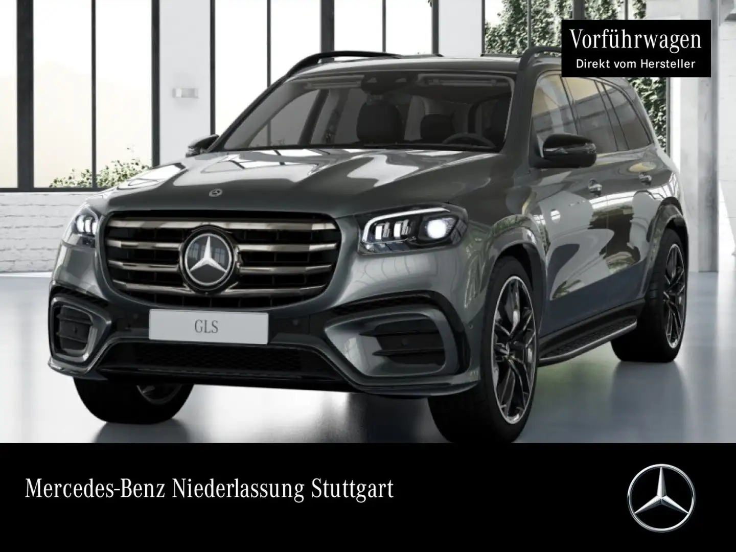 Mercedes-Benz GLS 450 d 4M AMG+NIGHT+PANO+360+AHK+MULTIBEAM+SPUR Grau - 1