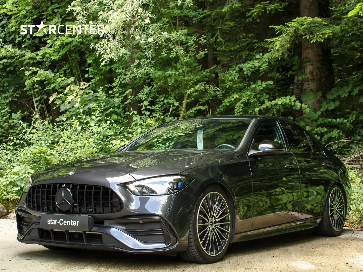 Mercedes-Benz C 220 d AMG Line *mit KW Gewindefahrwerk V3* Grau - 1