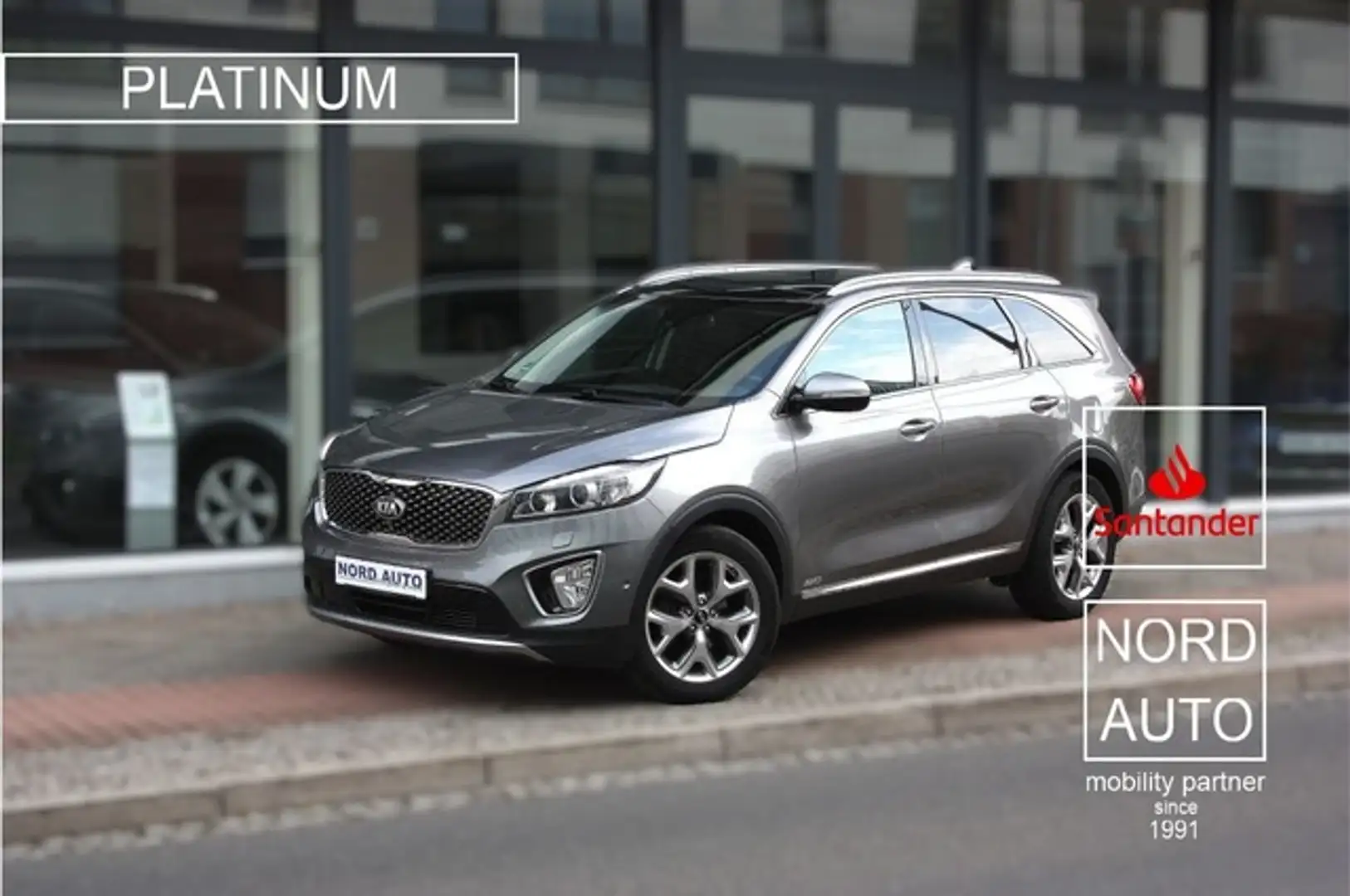 Kia Sorento 2.2 PLATINUM 4x4 Leder/Navi/Kam/Pano Gris - 1