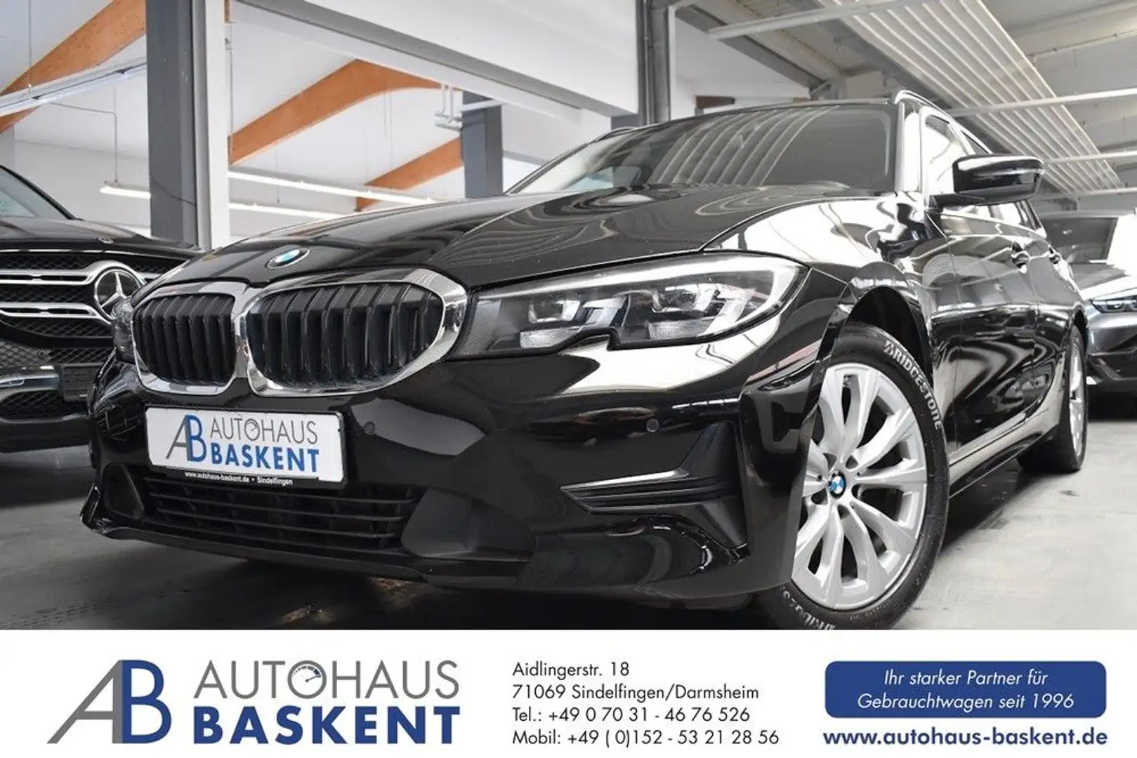 BMW 318 d Touring Advantage*DIGITAL KEY*LED*HIFI*NAV Schwarz - 1