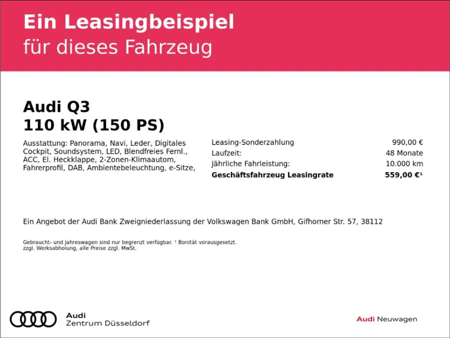 Audi Q3 SPORTBACK 35 TDI Pano Navi Leder S-Line Grau - 2
