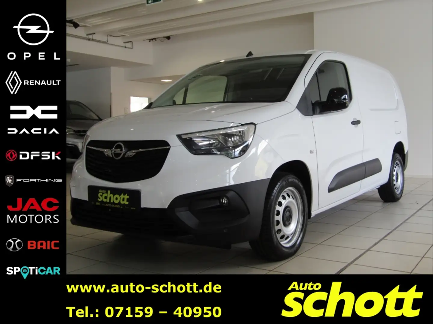 Opel Combo Cargo Edition XL, 1.5 D, 130 PS Blanc - 1