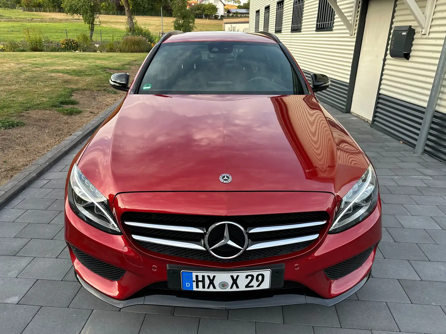 Mercedes-Benz C 220 C 220 T d 4Matic 9G Tronic AMG Paket Night Paket Rot - 2
