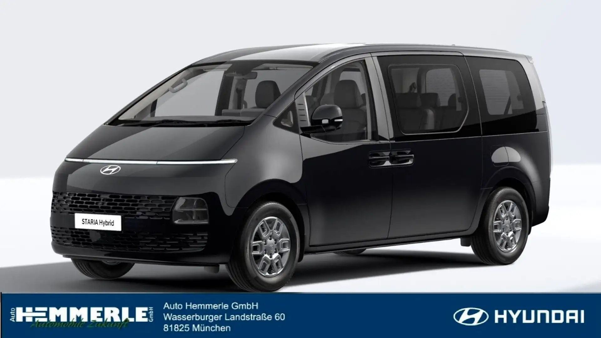 Hyundai STARIA Trend*9Sz*El.ST*LEDER*Sz.Bl.*360* Schwarz - 1