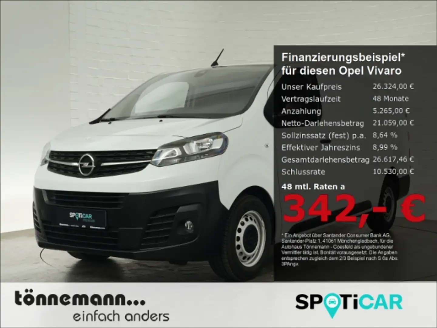 Opel Vivaro C CARGO L CDTI+NAVI+SCHIEBETÜR+PARKPILOT+BE Weiß - 1