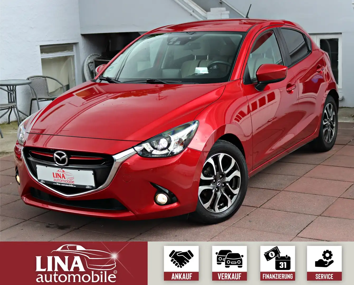 Mazda 2 2 White Edition Nr.072 2.Hd*HUD*NaviDVD*LED Rot - 1
