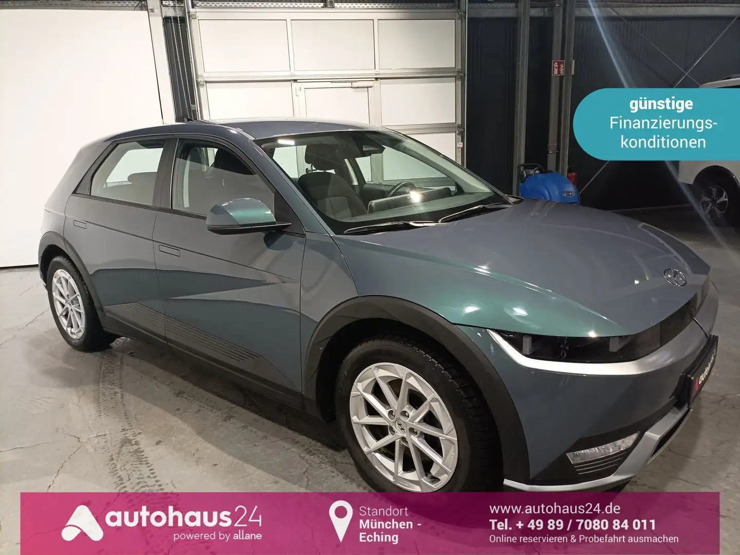 Hyundai IONIQ 5 58 kWh LED|Navi|Kamera|ACC|PDC Blau - 1