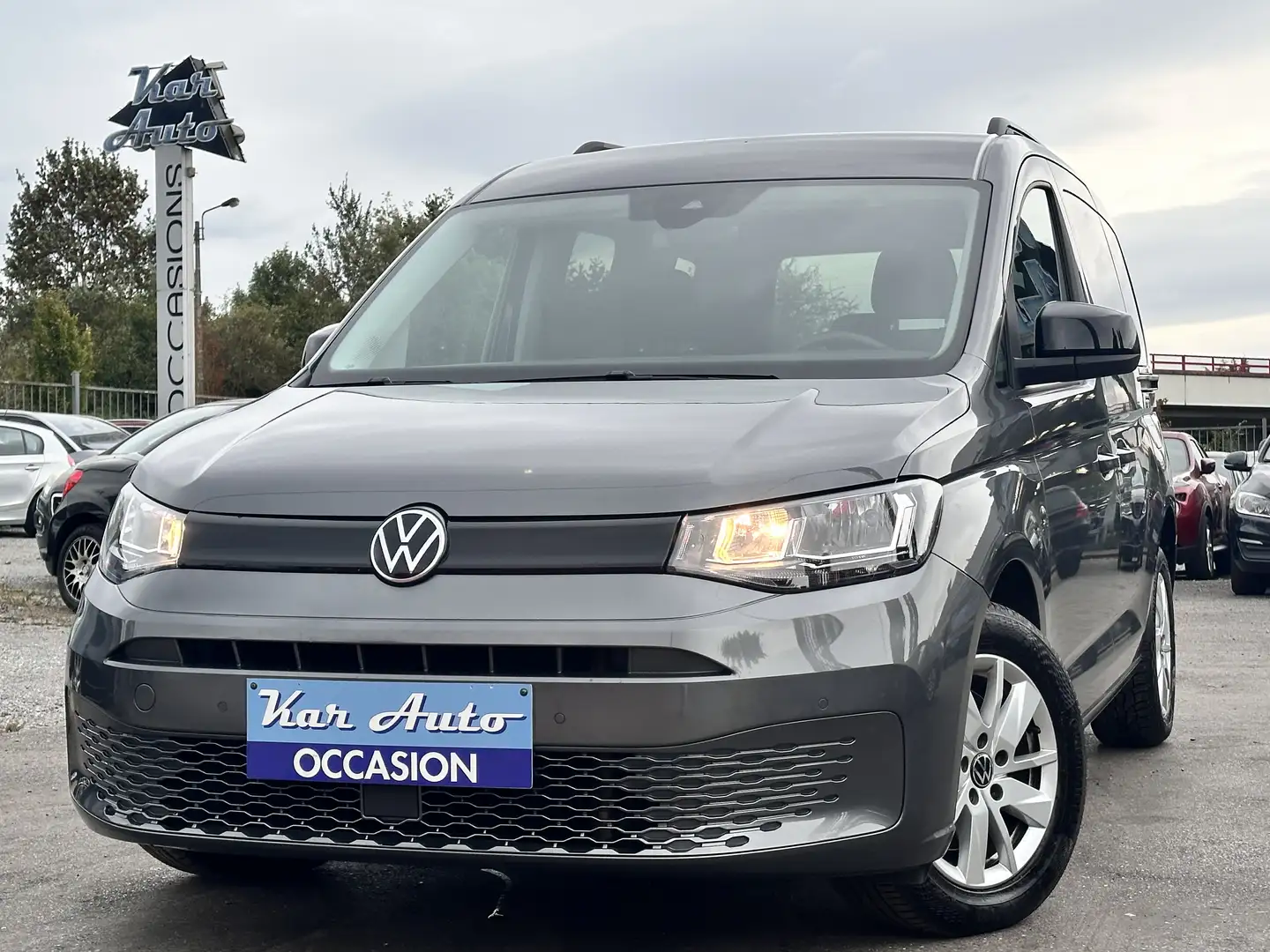 Volkswagen Caddy Caddy 2.0 TDi Life 5pl. DSG Gris - 1