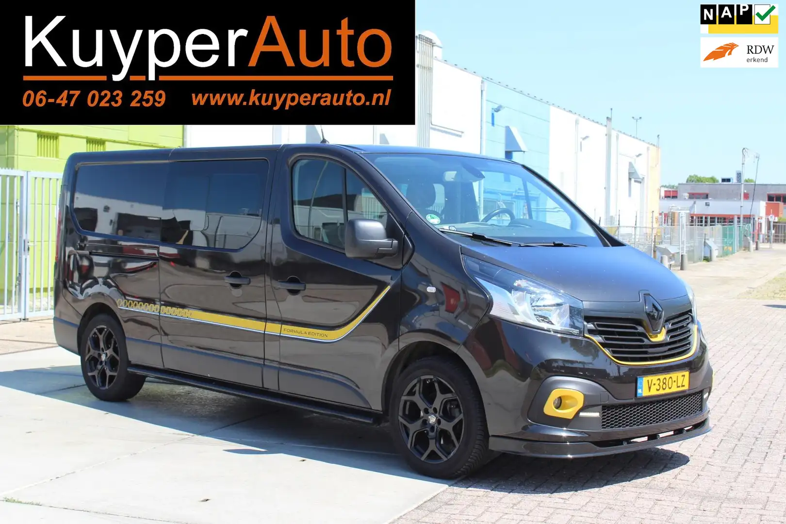 Renault Trafic 1.6 dCi T29 L2H1 DC Formula Edition Energy 5 PERS Gris - 1