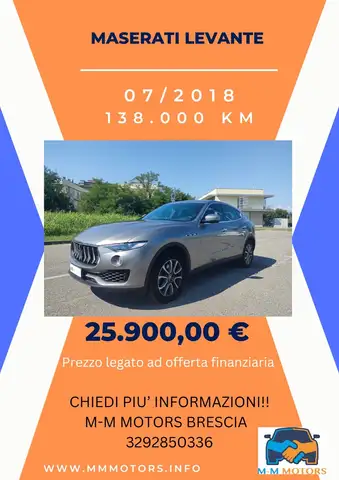Maserati Levante V6 Diesel AWD IVA INCLUSA ProM-Mo