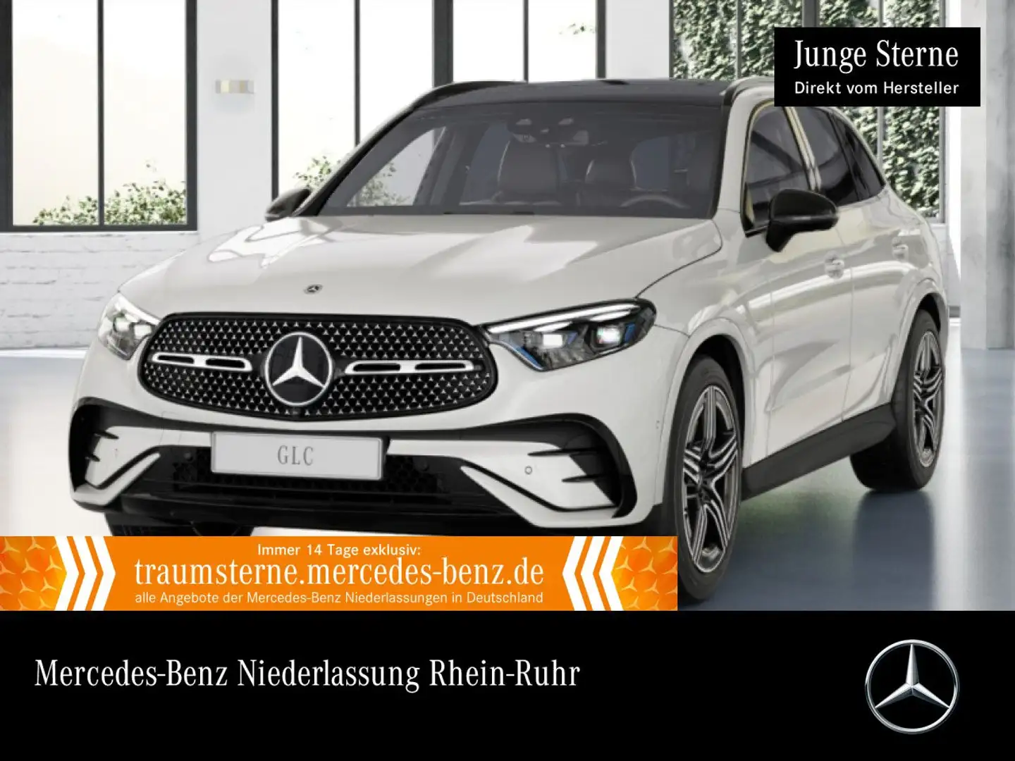 Mercedes-Benz GLC 400 e 4M AMG+NIGHT+PANO+360+AHK+BURMESTER+9G Blanc - 1