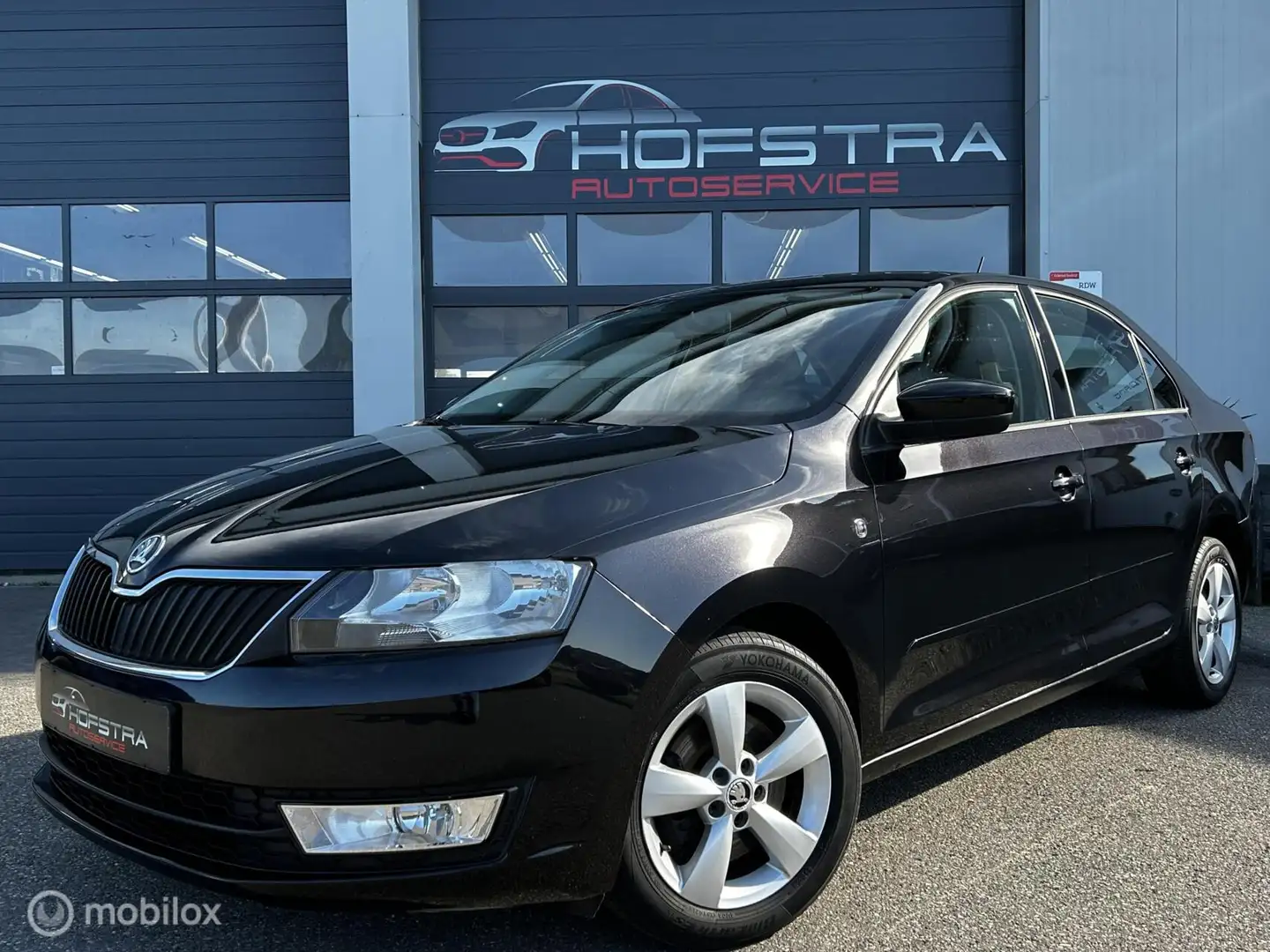 Skoda Rapid/Spaceback 1.2 TSI Navi Trekhaak Schaalstoelen Cruise Leuk! Negro - 1