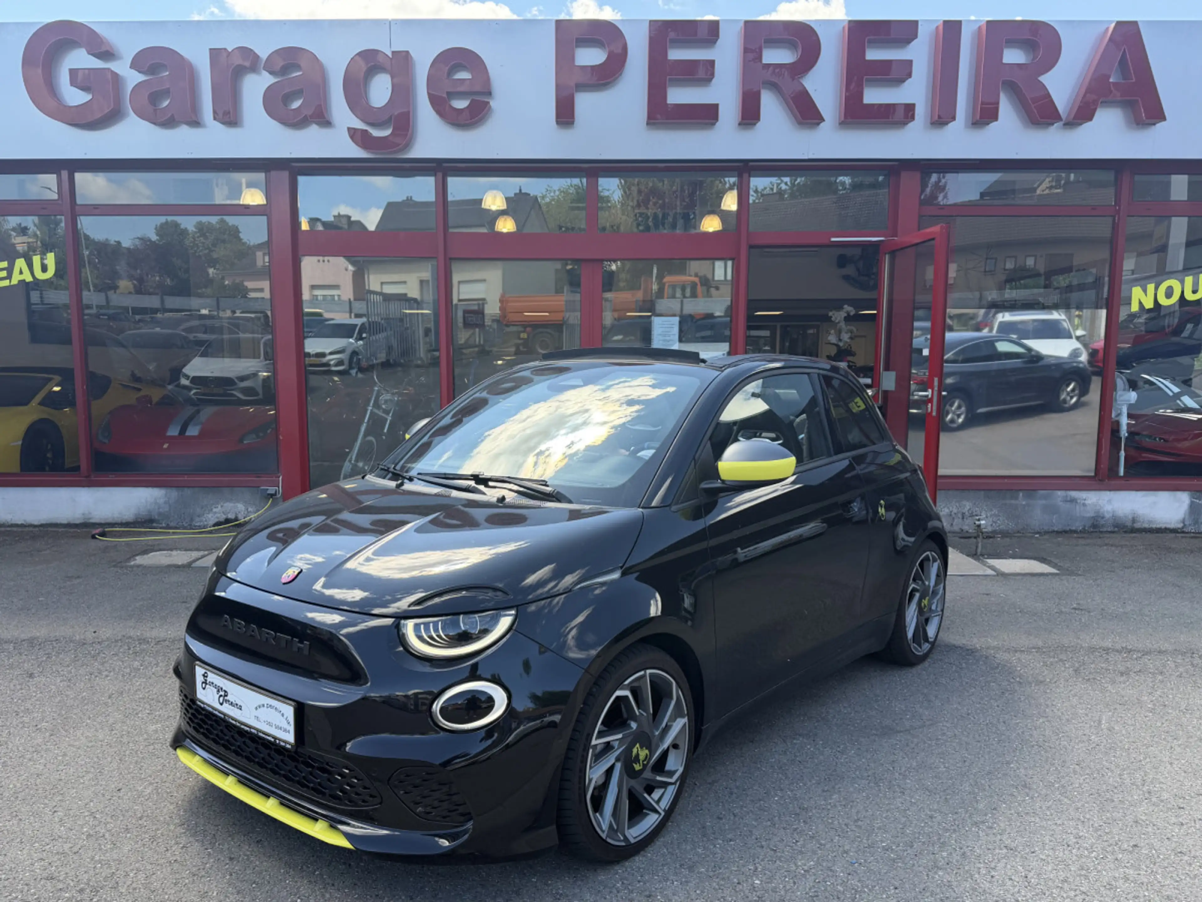 Abarth 500 CABRIO TURISMO LED CUIR NAVI 1 HAND — photo 2