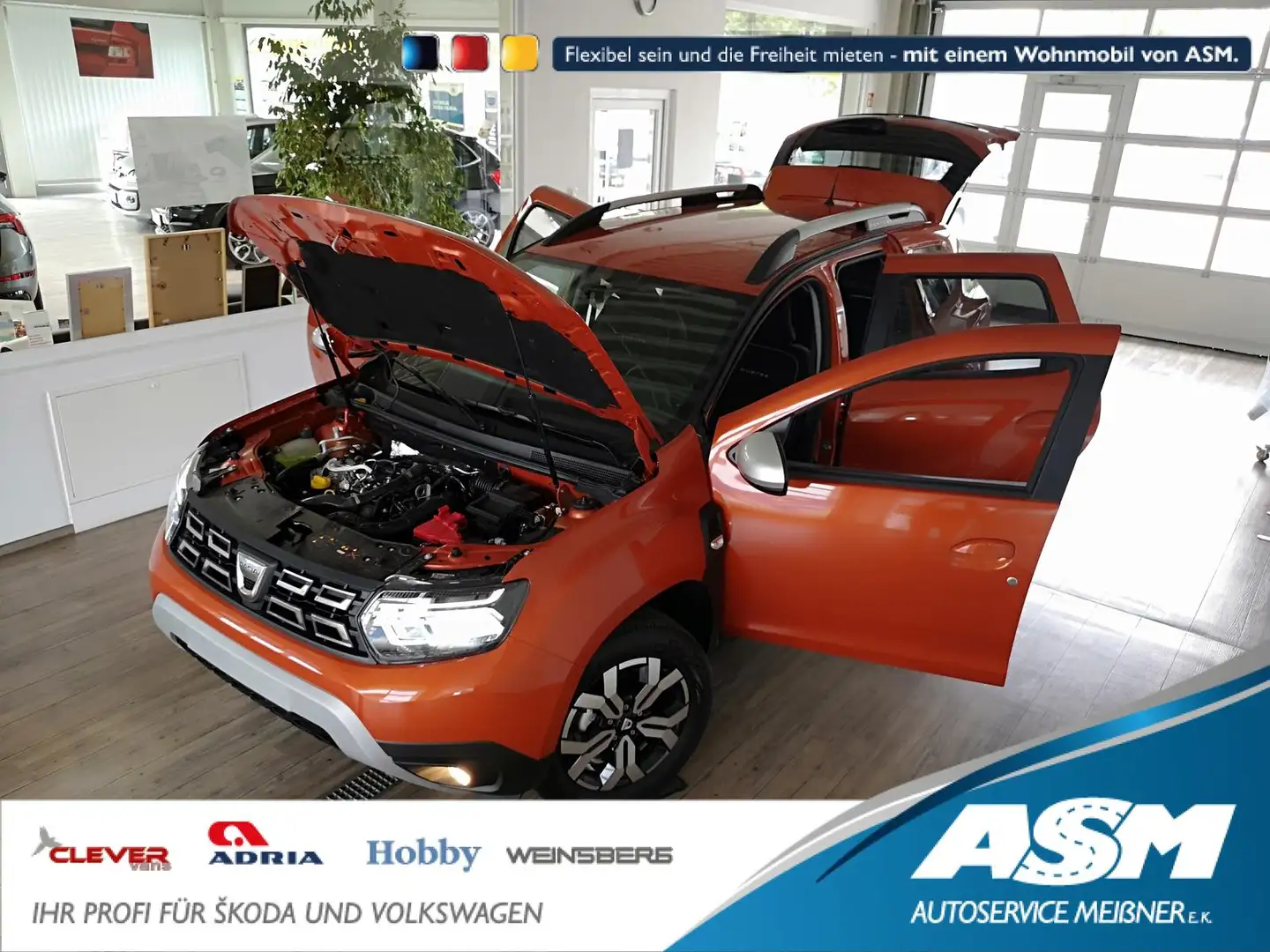 Dacia Duster Prestige Tce 130*KLIMA*SHZ*R-KAM*DAB*NAVI Orange - 1