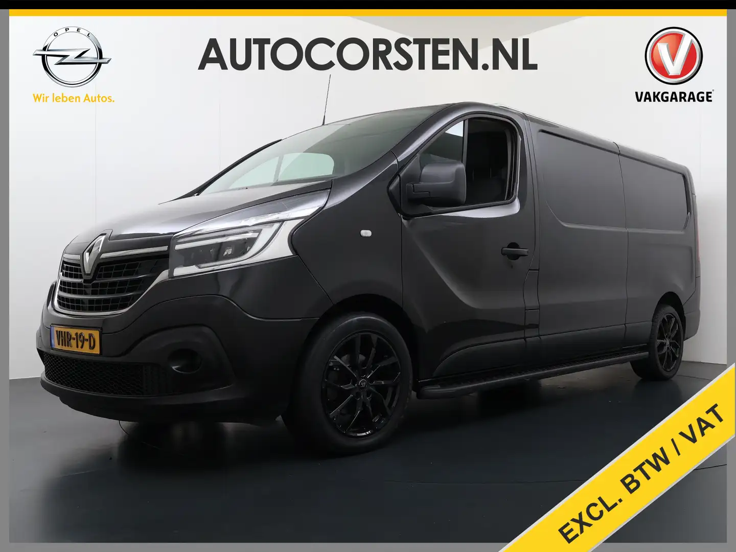 Renault Trafic 2.0DCI 145PK T29 L2H1 Comfort 3-Persoons Trekhaak Zwart - 1