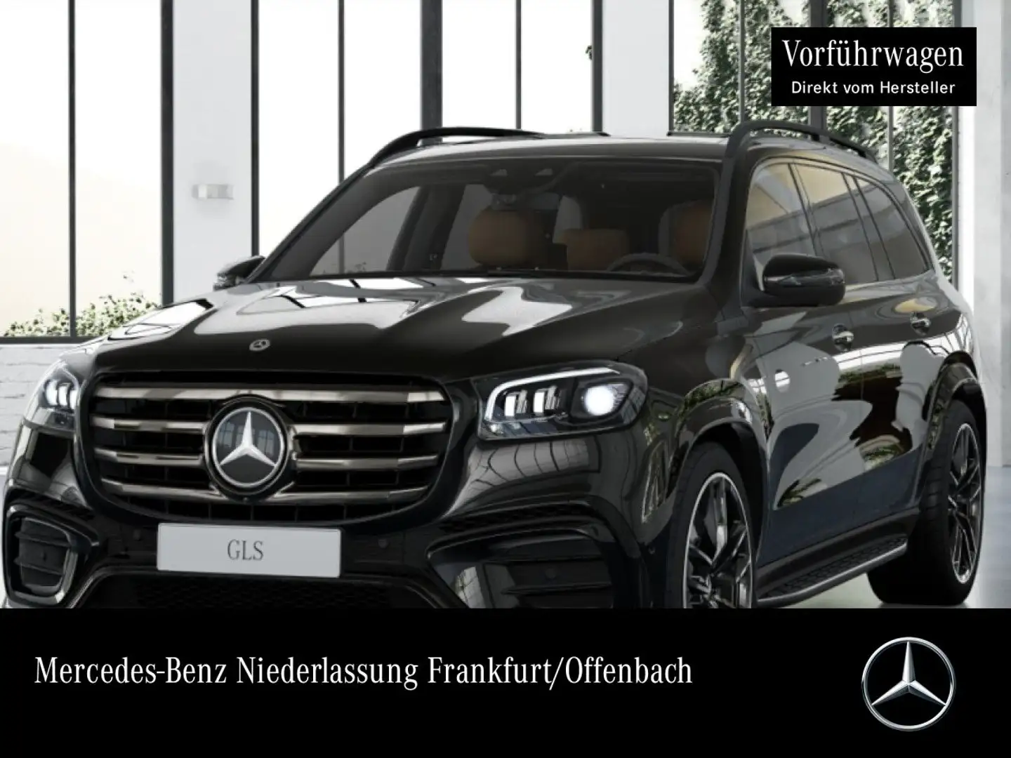 Mercedes-Benz GLS 450 4M AMG+NIGHT+PANO+360+MULTIBEAM+HUD+SPUR Noir - 1