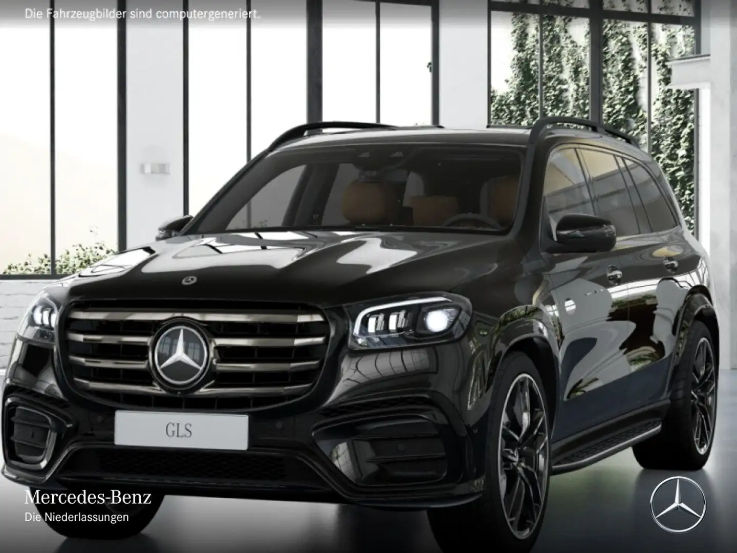 Mercedes-Benz GLS 450 4M AMG+NIGHT+PANO+360+MULTIBEAM+HUD+SPUR Noir - 2