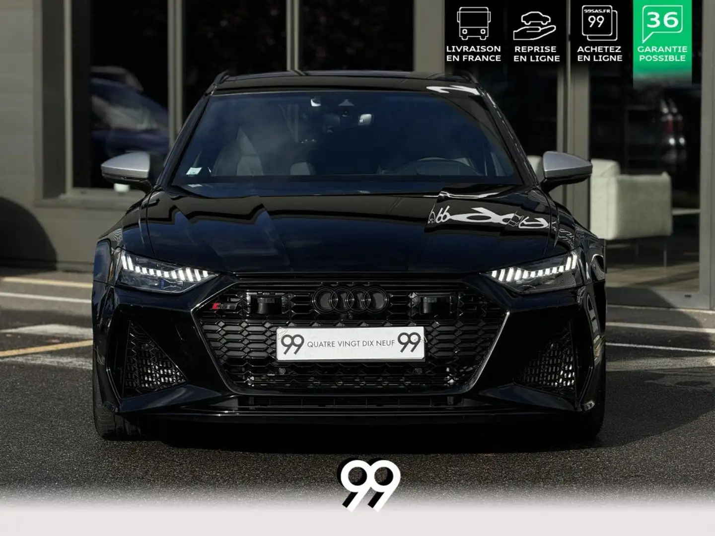 Audi RS6 AVANT Quattro 4.0i V8 TFSI - 600 - BVA Tiptronic 2 Noir - 2