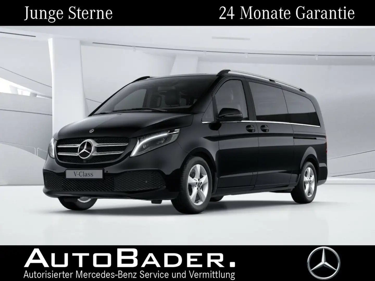 Mercedes-Benz V 300 V 300 d 4M AV XL 360° AHK LED DISTR LEDER 7-Sitz Noir - 1