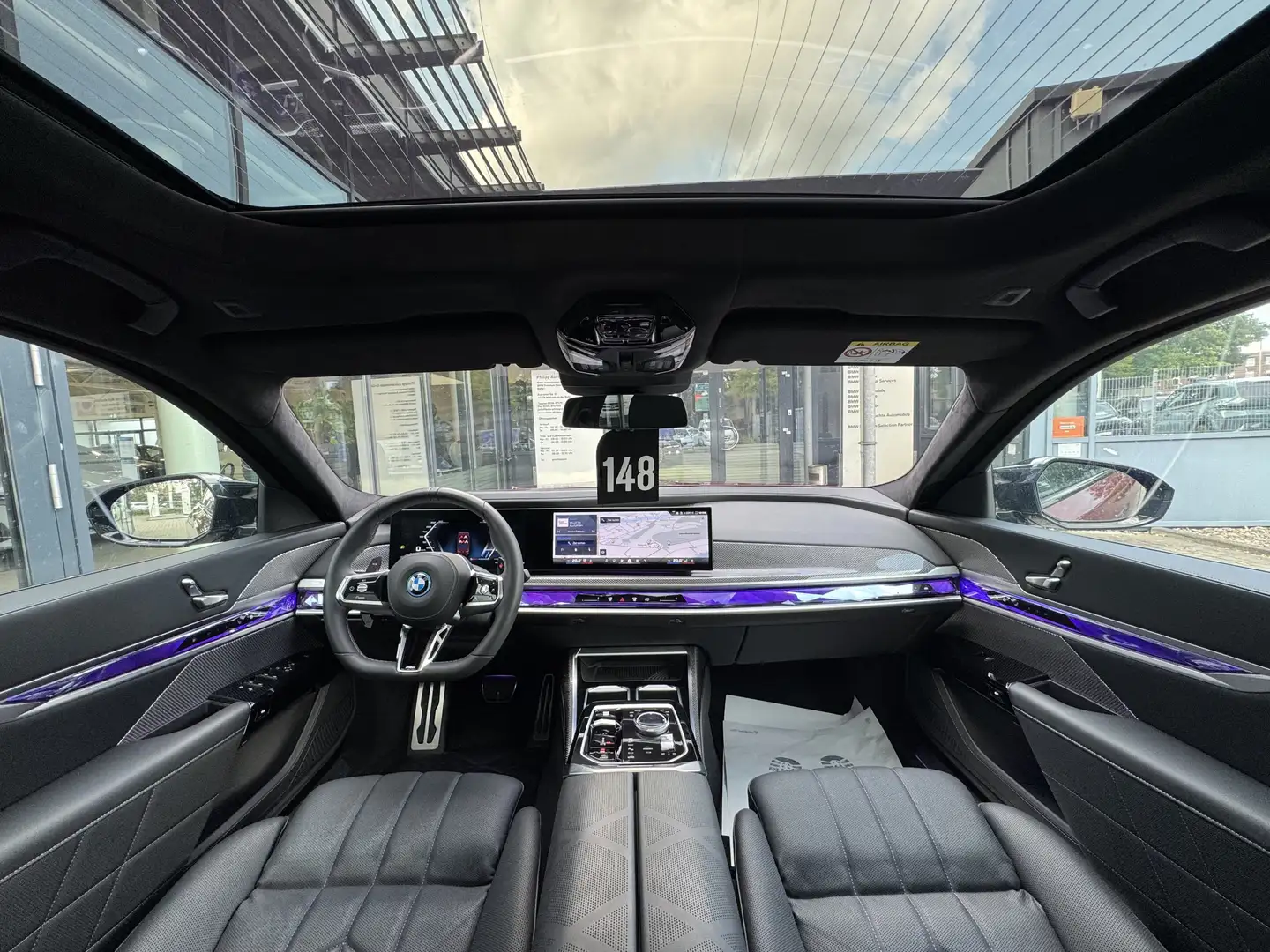 BMW 760 M760e xDrive M Sport PANO-SKY Autom.Tür Massage Rot - 2