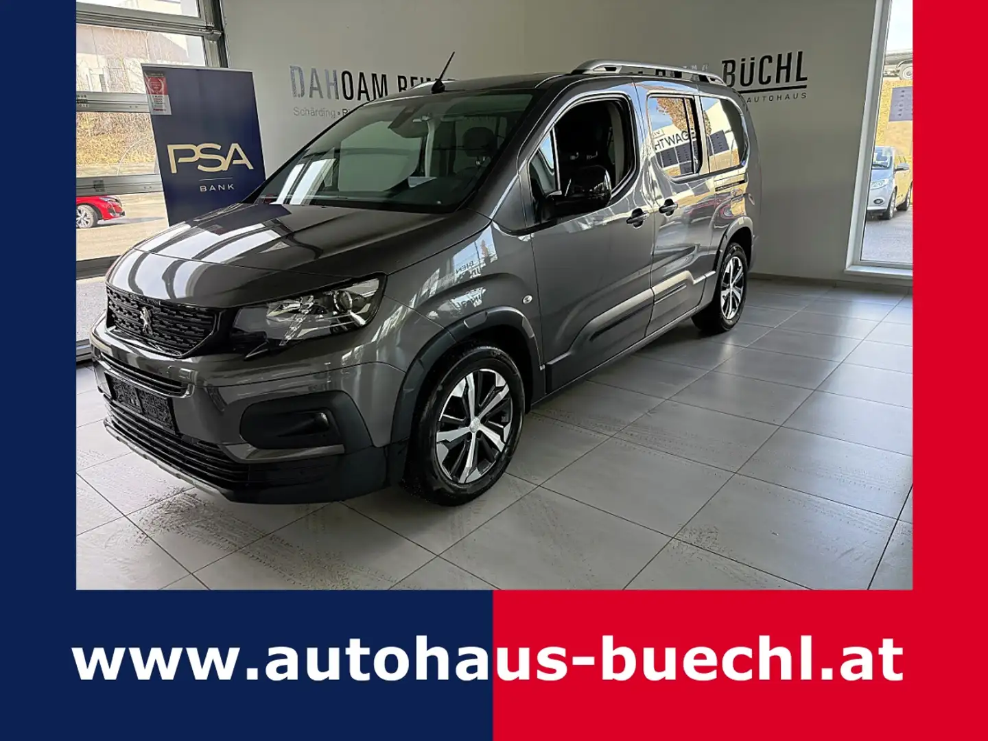 Peugeot Rifter 1,5 BlueHDI 130 S&S GT Line Lang Grau - 1