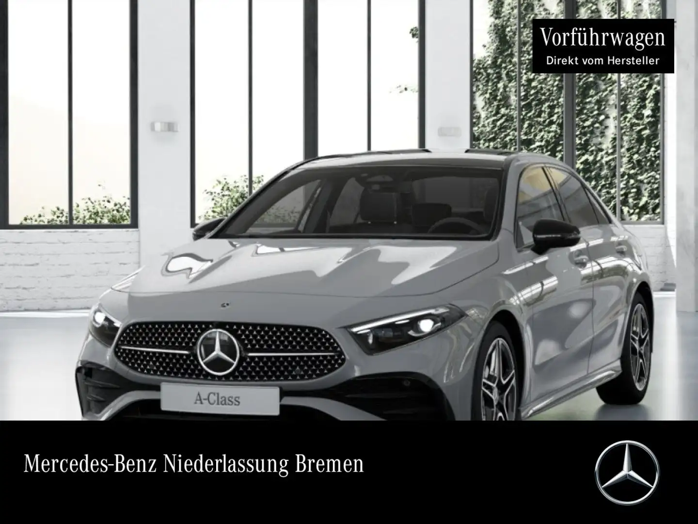 Mercedes-Benz A 200 Lim AMG+NIGHT+PANO+MULTIBEAM+KAMERA+TOTW+7G Grau - 1