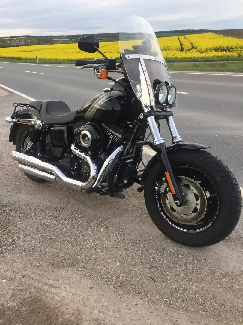 Harley-Davidson Dyna Fat Bob Czarny - 2