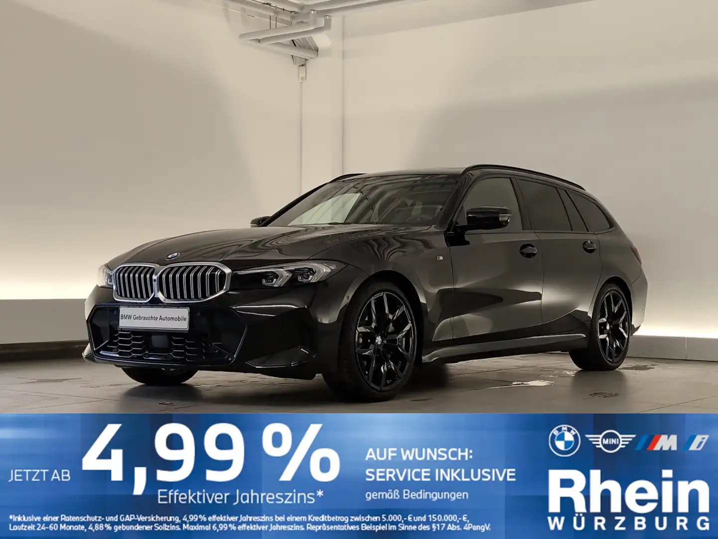 BMW 330 d xDrive Touring M Sportpaket HiFi/Pano/SHZ HiFi/P Schwarz - 1