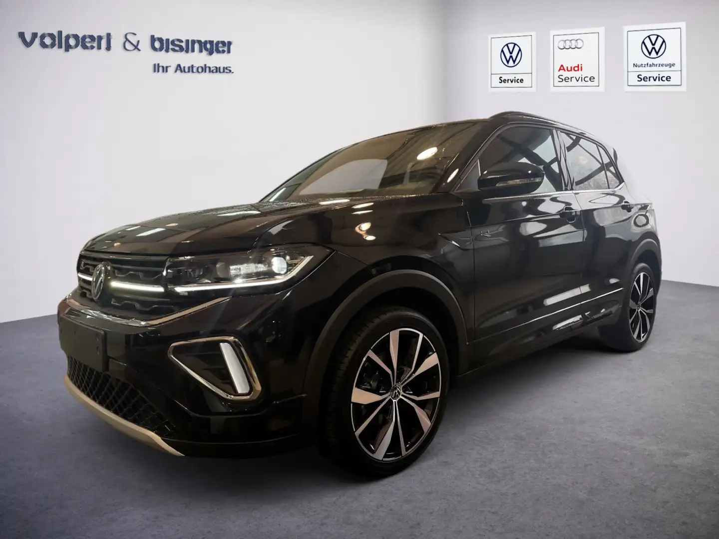 Volkswagen T-Cross R-Line 1,0 l TSI 85 kW DSG Zwart - 1