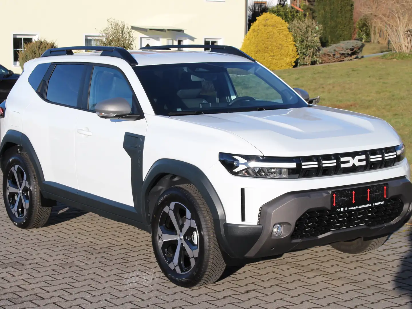 Dacia Duster TCe 130 Journey 4x4 Anhängerk. 5 Jahre Garantie Blanc - 1