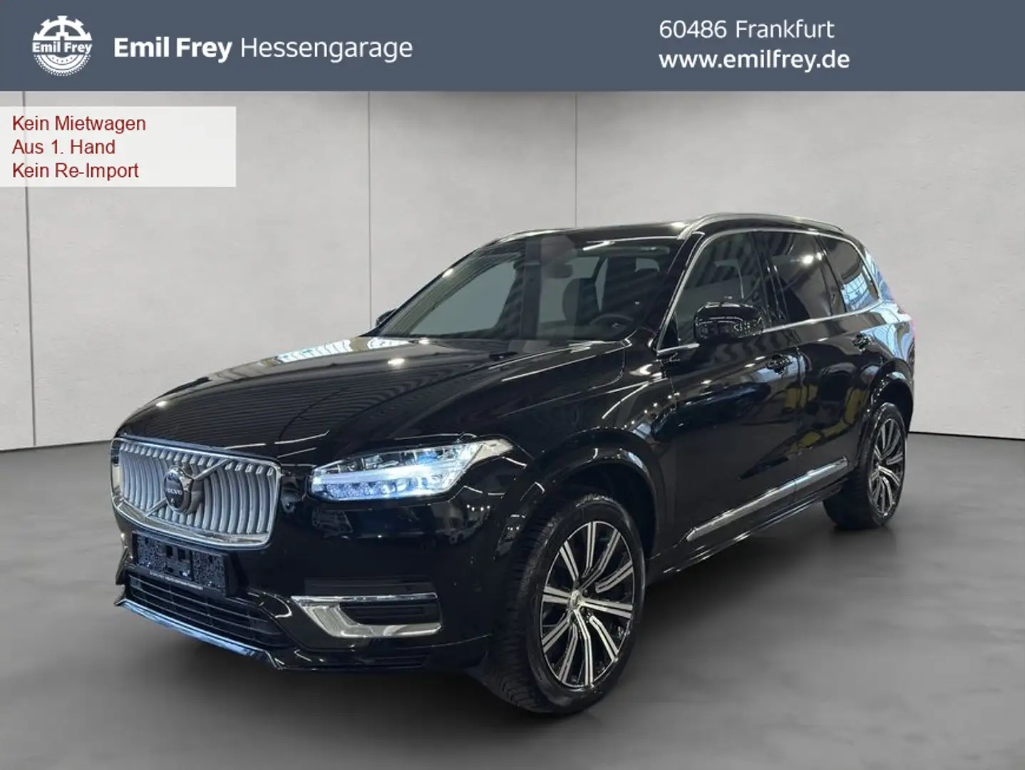 Volvo XC90 XC90 B5 AWD Plus-Bright 7S Glasd Standh 360°Leder Schwarz - 1