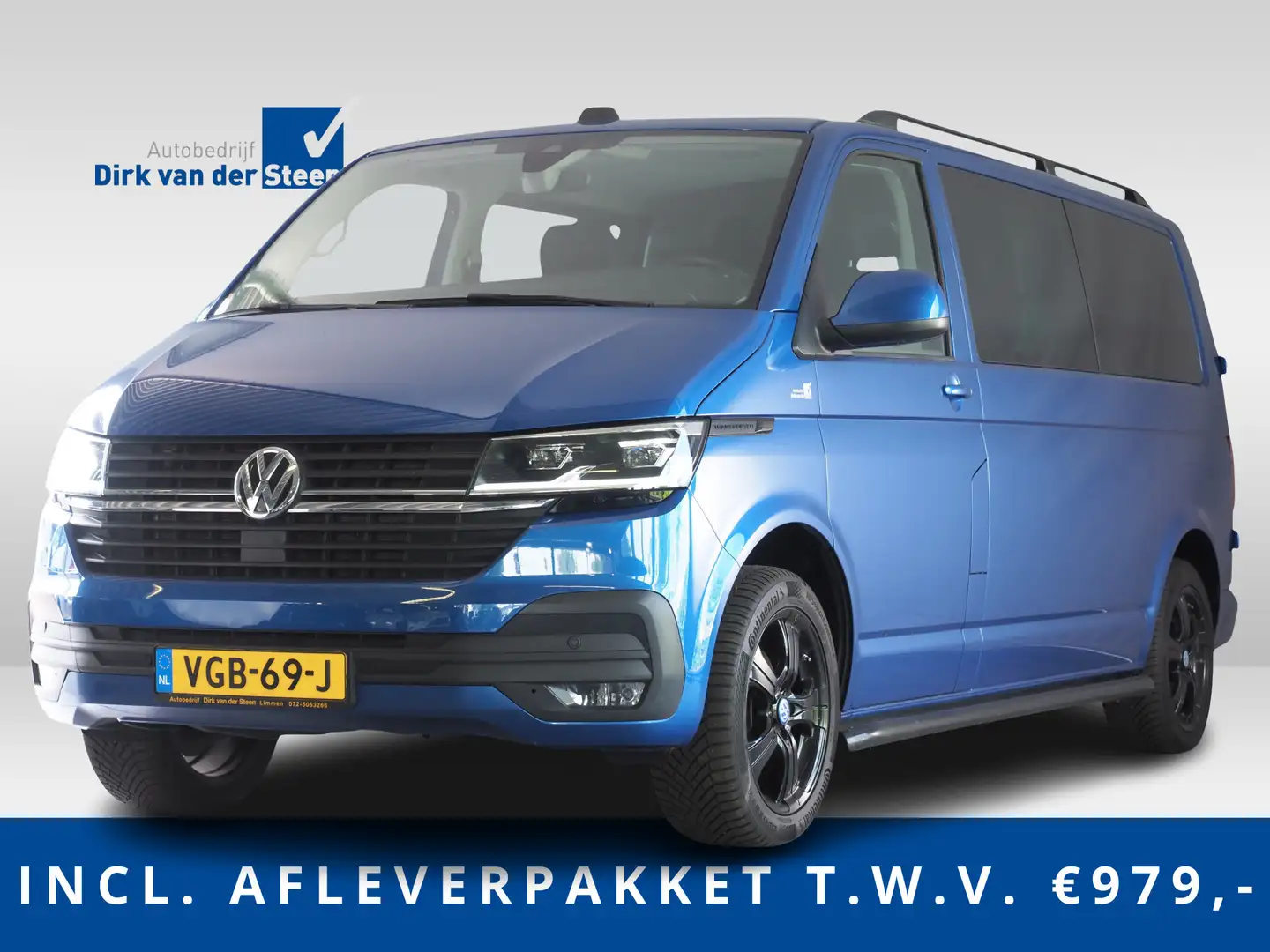 Volkswagen T6.1 Transporter 2.0 TDI L2H1 30 DC Bulli | Achteruitrijcamera | St Bleu - 1