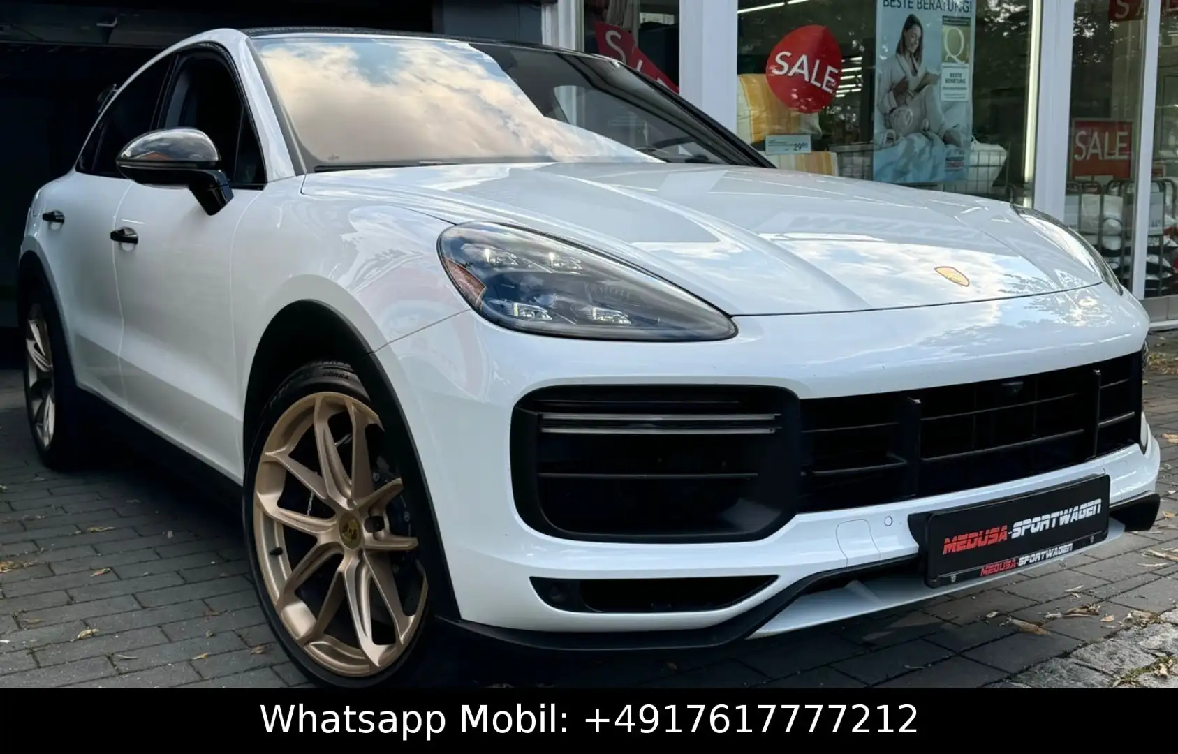 Porsche Cayenne CAYENNE COUPÉ TURBO GT CARBONPACK ALCANTARA FULL Weiß - 1