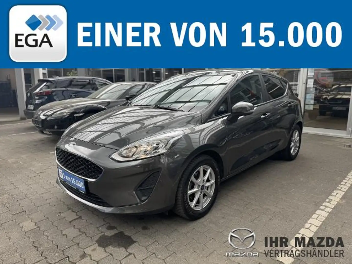 Ford Fiesta 75PS,- Frontscheibenheizung, Teilleder, Navi, SHZ Gris - 1