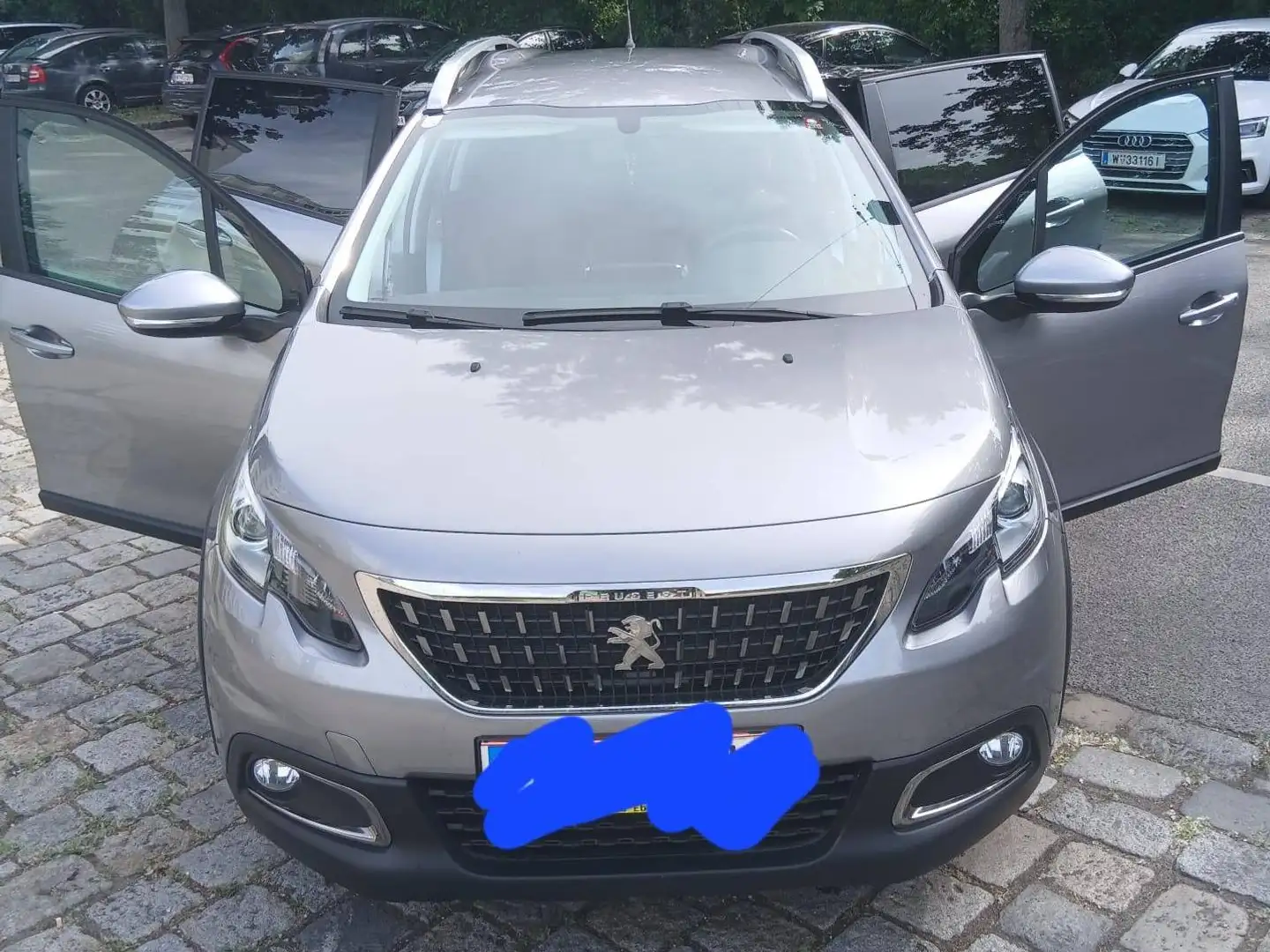 Peugeot 2008 2008 1,5 BlueHDi 100 Signature S. ZAHNRIEMEN NEU TOP ZUSTAND Grau - 1