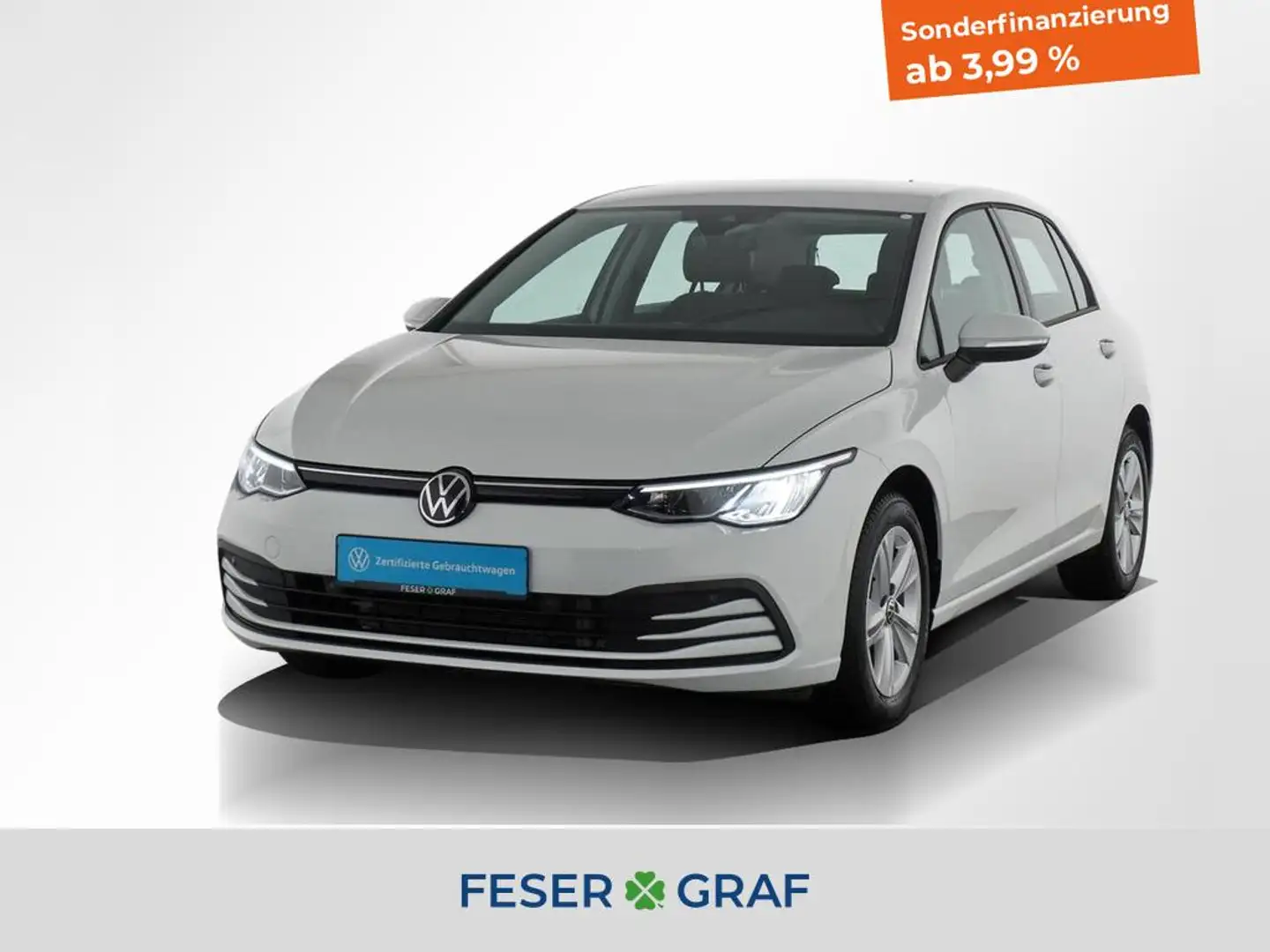 Volkswagen Golf 1.5 TSI Life LED ACC PDC Sitzheizung Navi Blanc - 1