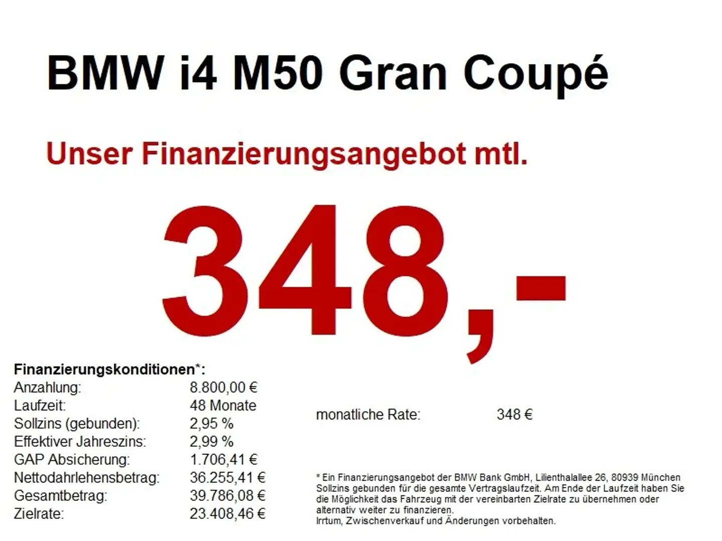 BMW i4 M50 Gran Coupé AHK/LASER/hk/CAM/MEMO/M-Gurt Grau - 1