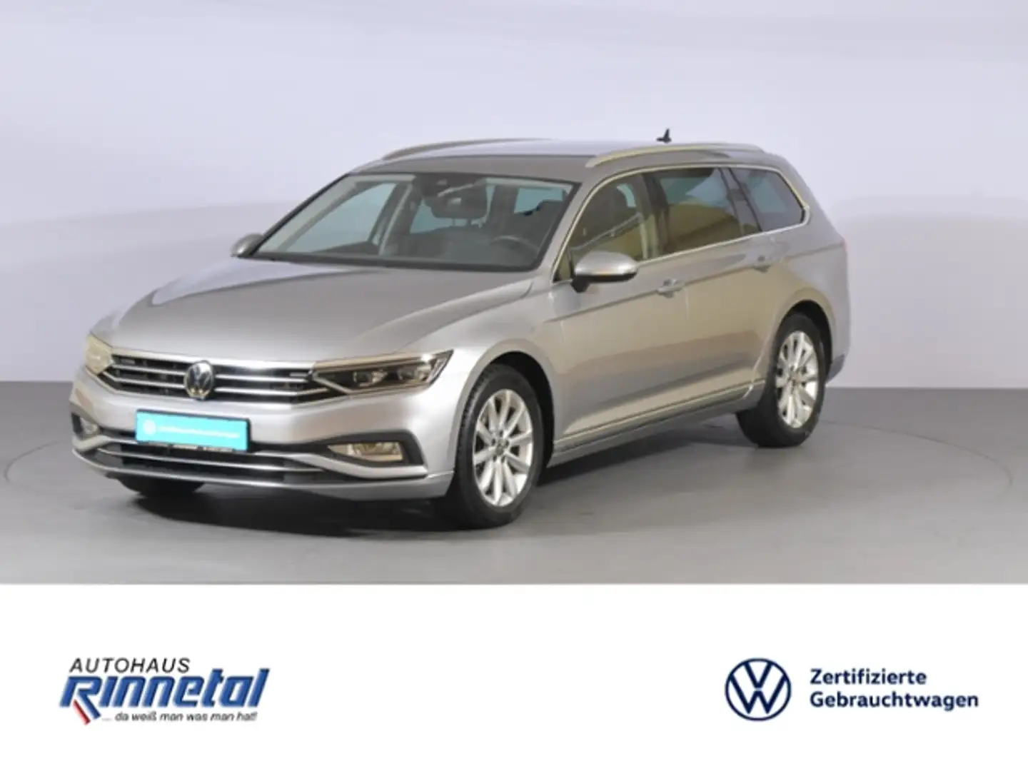 Volkswagen Passat Variant 2.0 TDI DSG Elegance AHK+KAMERA+ACC+IQ LIGHT+NAVI Silber - 1