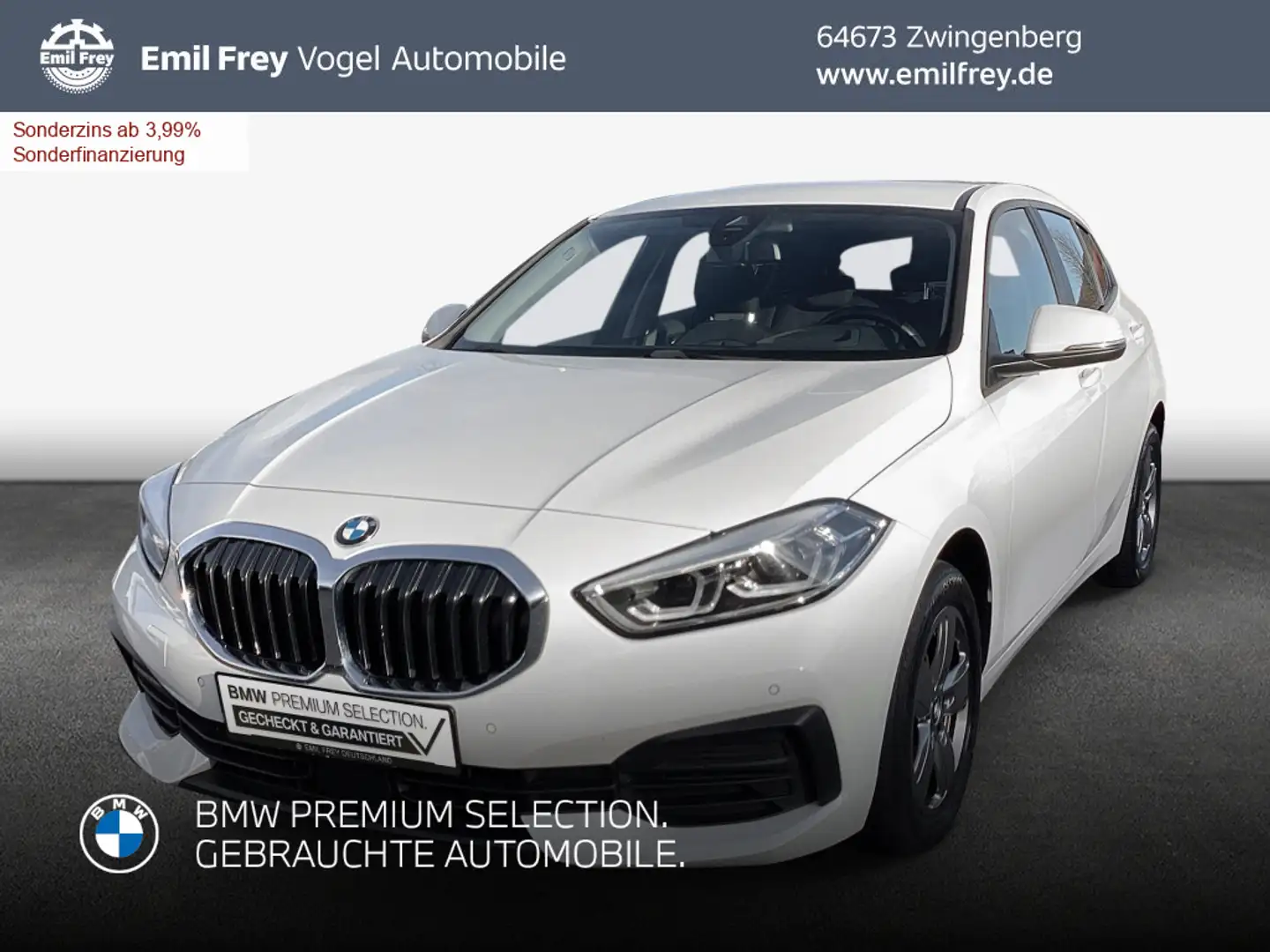 BMW 118 i Advantage Weiß - 1
