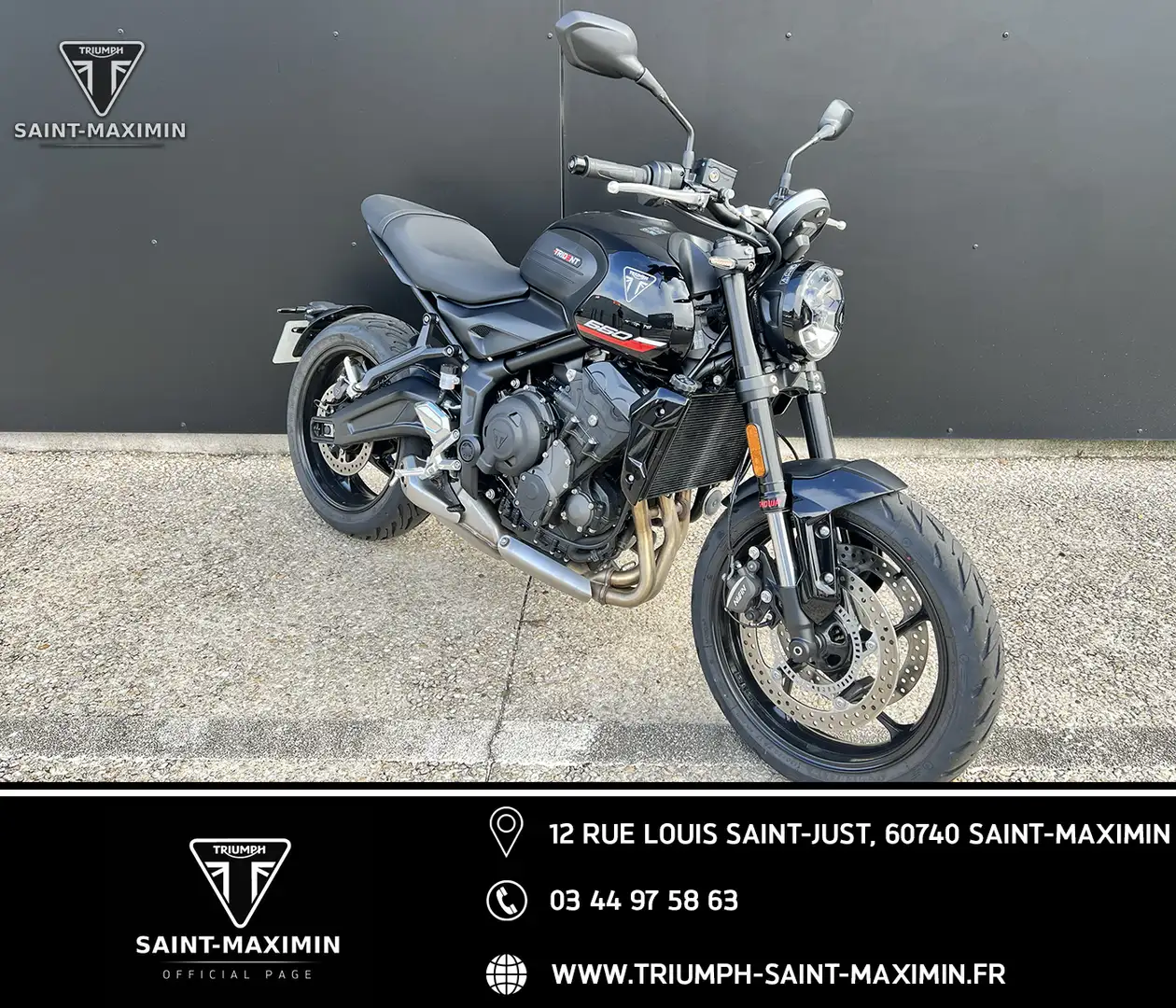 Triumph Trident 660 Чорний - 1